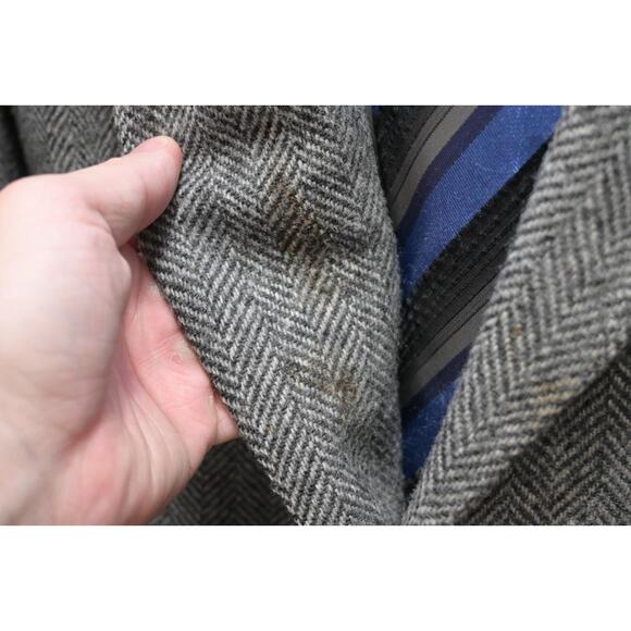 Christopher Hayes Tweed Wool Blazer Sports Jacket MADE IN USA Mens Sz 46 L - Picture 6 of 16